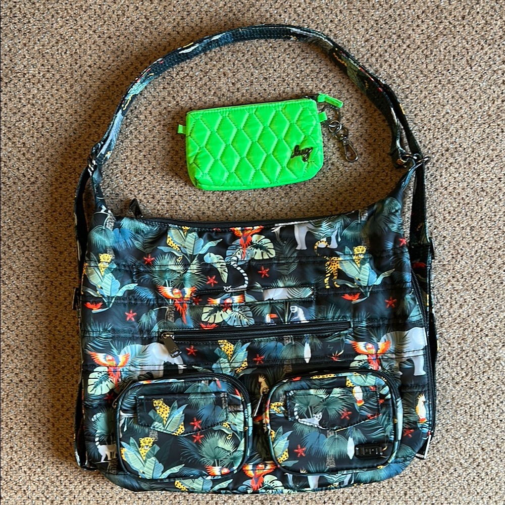 EUC Lug Zipliner in Wildlife Black with bonus Metro XL in Lime